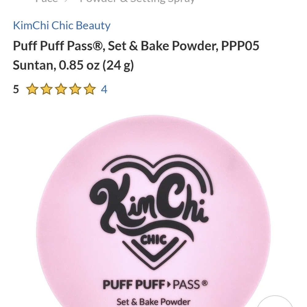 KimChi Chic Beauty Puff Puff Pass Powder - Pink